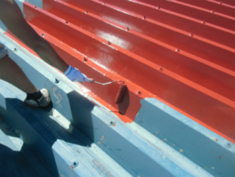 折板屋根の塗装メンテナンス